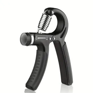 Tensor Hand Grip 60kg negro ajustable para fortalecer manos y antebrazos