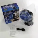 Ventilador portátil Go Fan con clip, recargable por USB, ideal para carro y uso en cualquier espacio.