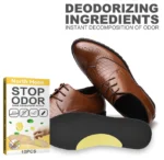 Parches desodorantes para zapatos North Moon, eliminan el mal olor con ingredientes efectivos, 20 unidades.
