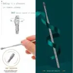 Kit 6 piezas para limpieza y cuidado de oídos, diseño espiral 360°, excelente calidad.