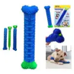 Set x2 Hueso Cepillo Para Mascotas, ideal para la limpieza dental y el entretenimiento canino.