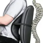 Set x2 Cojín Lumbar para Corrector de Postura, soporte ergonómico para silla.