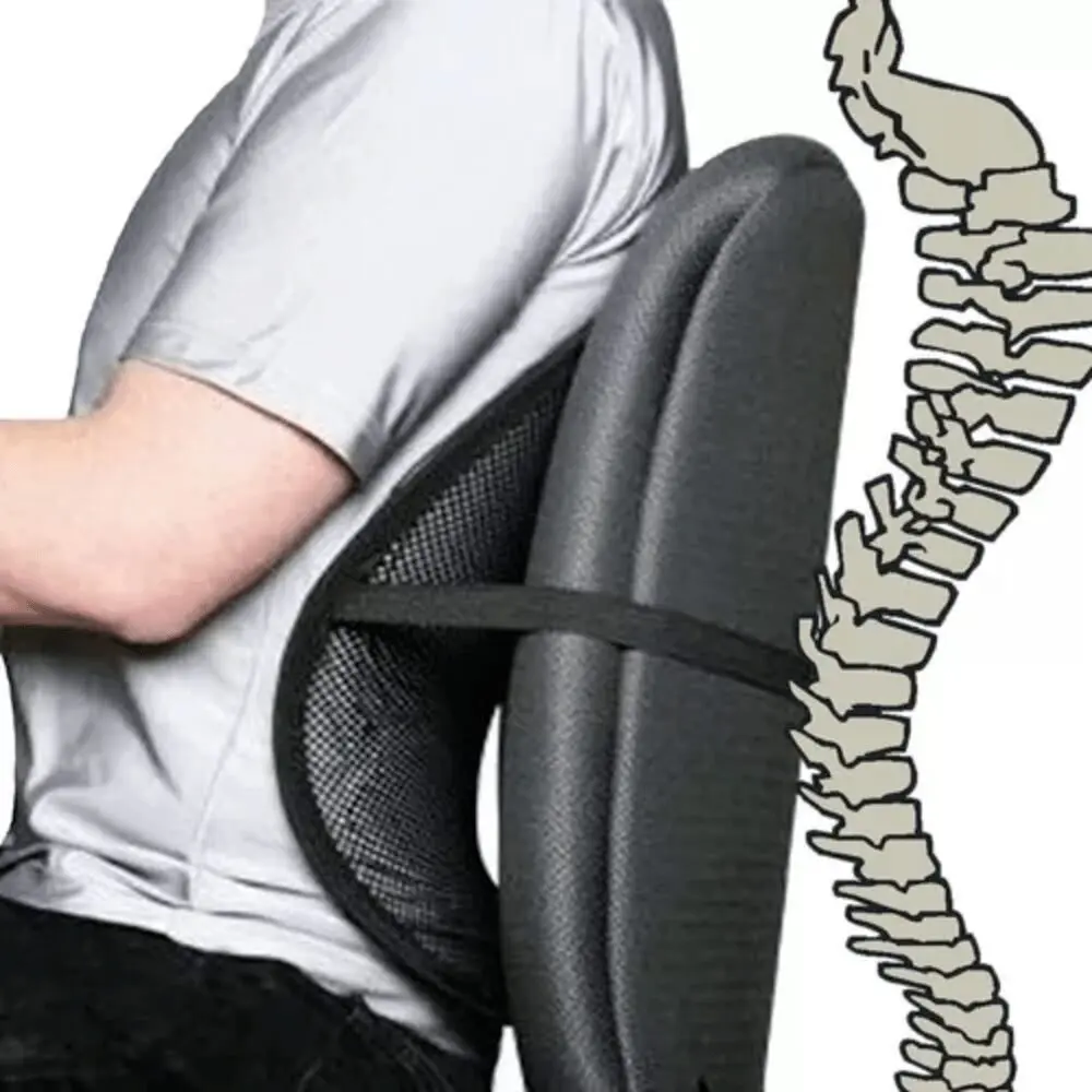Set x2 Cojín Lumbar para Corrector de Postura, soporte ergonómico para silla.