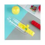 Set de 2 botellas termo pastillero semanal con diseño portátil y compartimentos para organizar tus medicinas.