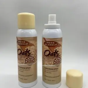 Set x2 Protector Solar Meike Glamour Oats Avena en Spray SPF 90 PA+++ alta protección.