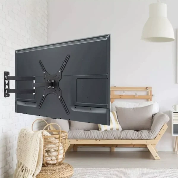 Soporte de pared para TV LED/LCD de 14 a 42 pulgadas, giratorio y extensible, de diseño moderno.