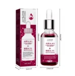 Set x2 JAYSUING AHA 30% BHA 2% Salicylic Acid Serum para acné con detalles del producto.