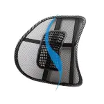 Set x2 cojín lumbar para corrector de postura de espalda, diseño ergonómico de malla transpirable.