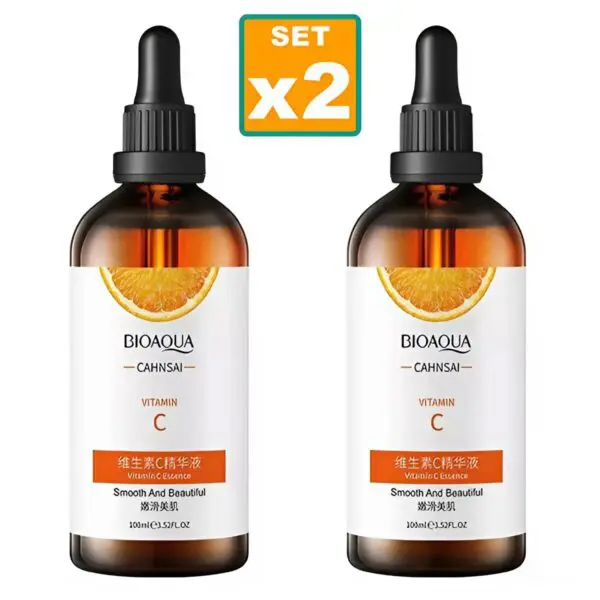 Set x2 Serum De Vitamina C Bioaqua 100ml