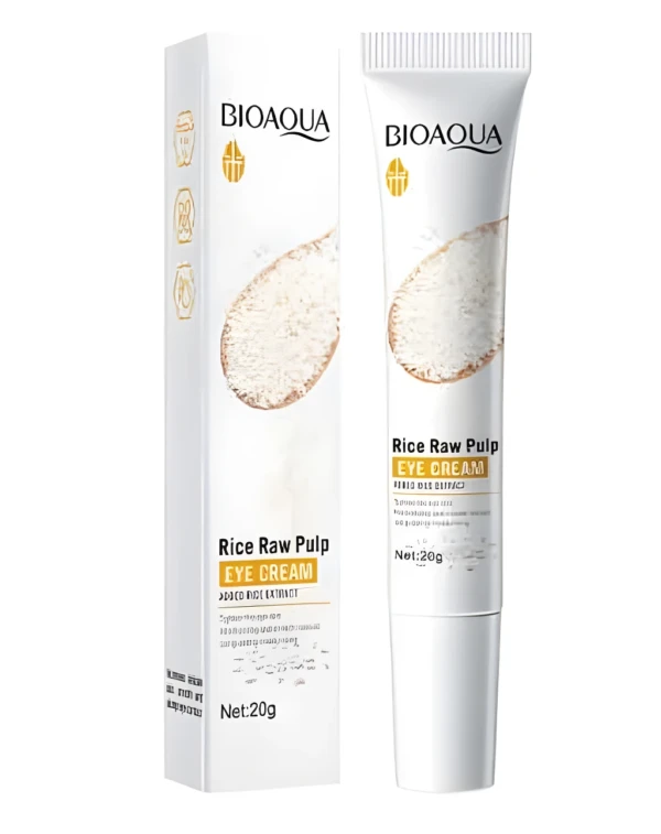Combo Bioaqua Arroz x5: jabón, contorno de ojos, serum, crema y mascarilla original.