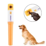 Set x2 corta uñas y lima eléctrica para mascotas, ideal para perros como Golden Retriever.