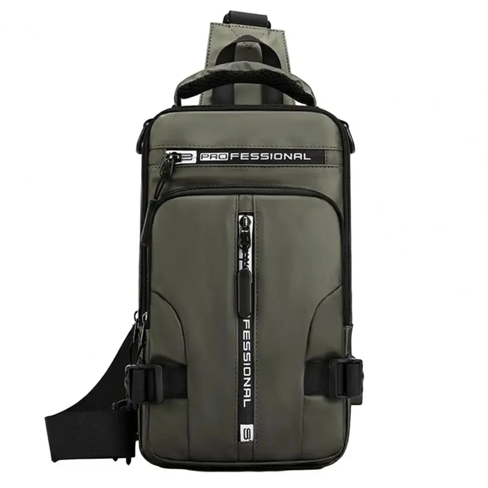 Pechera multiusos gris "PROFESSIONAL" con correa ajustable, ideal para uso diario.