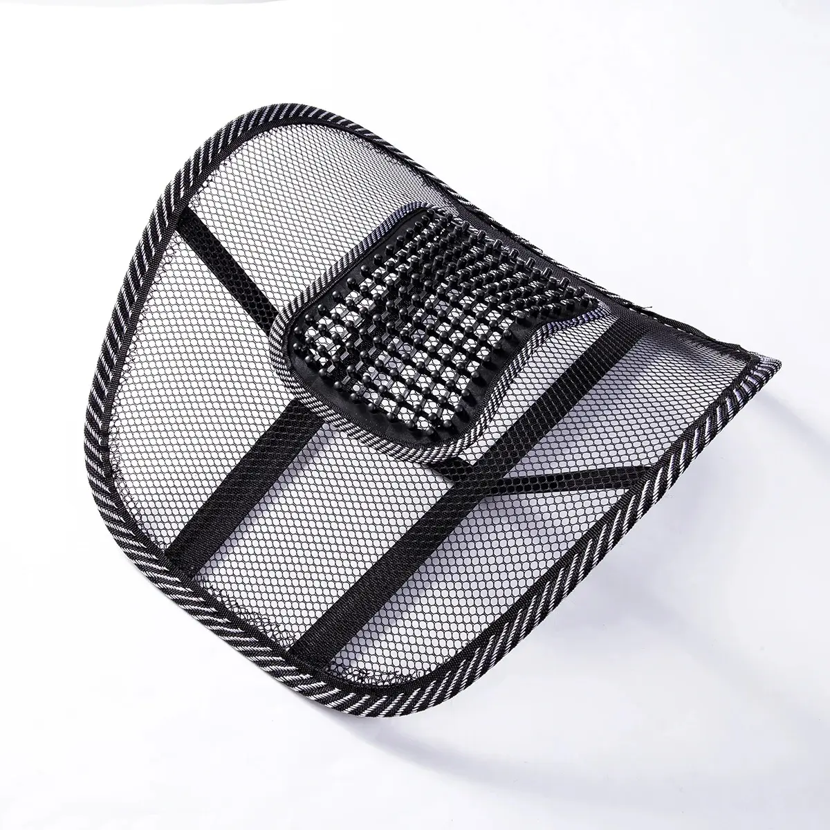 Set x2 cojín lumbar y corrector de postura para silla, con malla transpirable y soporte ergonómico.