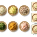 Picador de verduras eléctrico: resultados a 8, 15 y 20 segundos.