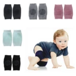 Set x2 Pares Rodilleras Antideslizantes Para Gateo De Bebé en Colores Variados