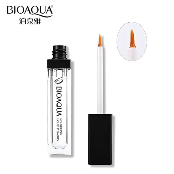 Set x3 Bioaqua serum alargador y fortalecedor de pestañas con aplicador detallado.