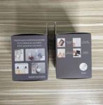 Set x2 gancho giratorio blanco multiusos para colgar en pared, ideal para baño y dormitorio.