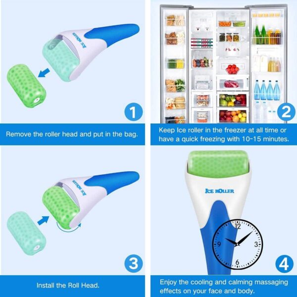 Rodillo Masajeador Crioterapia Frio Faci - Imagen 6