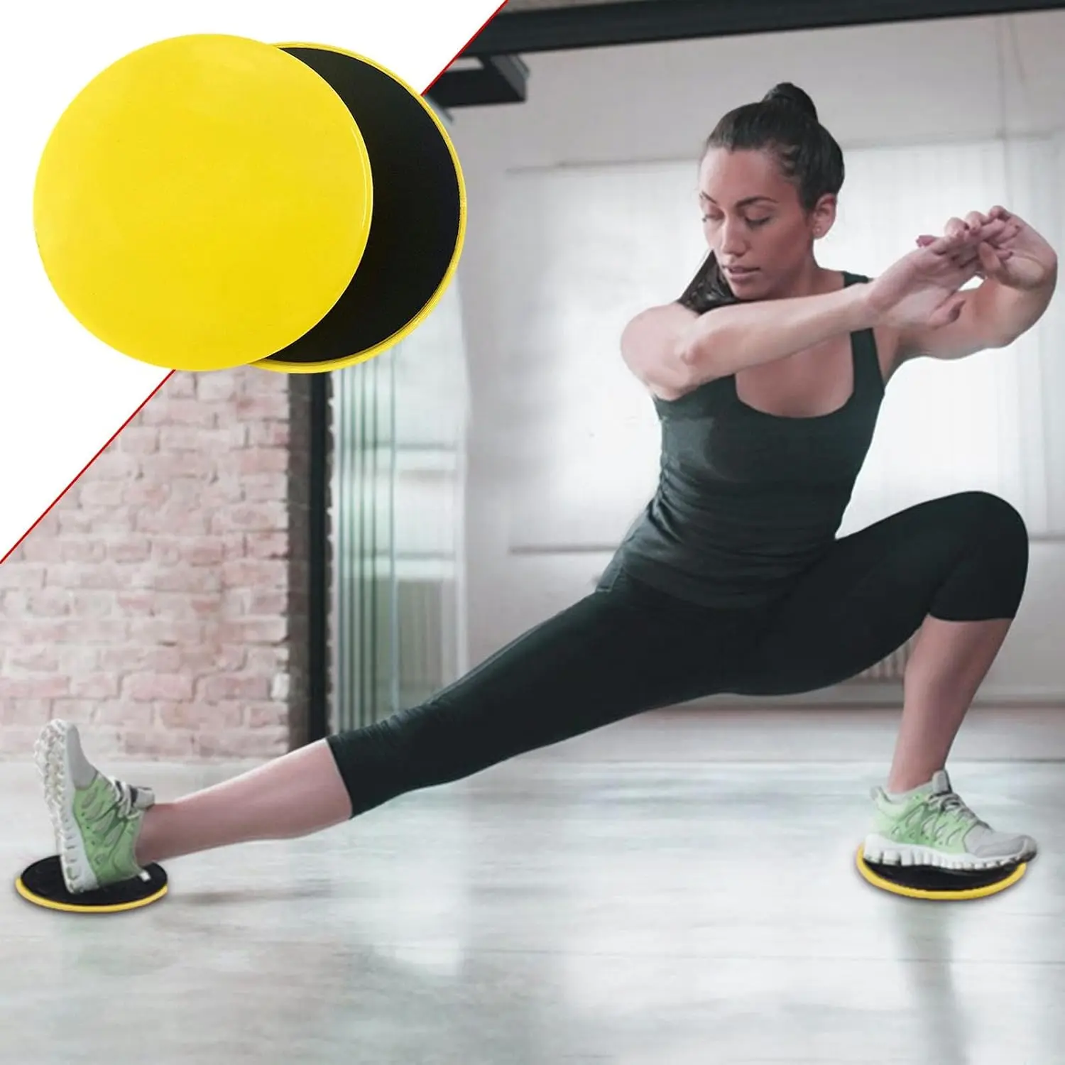 Discos deslizadores para yoga, perfectos para ejercicios de entrenamiento y fortalecimiento muscular.