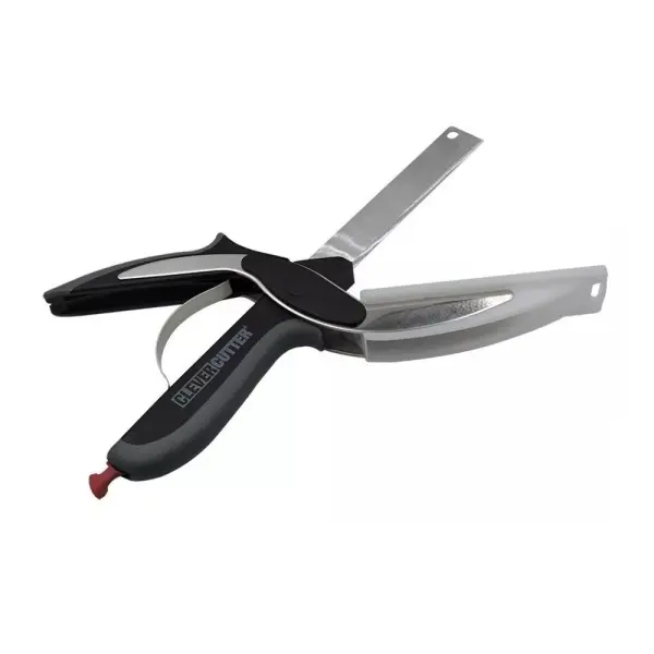 Tijera cuchillo picador para cocina CleverCutter con mango ergonómico.