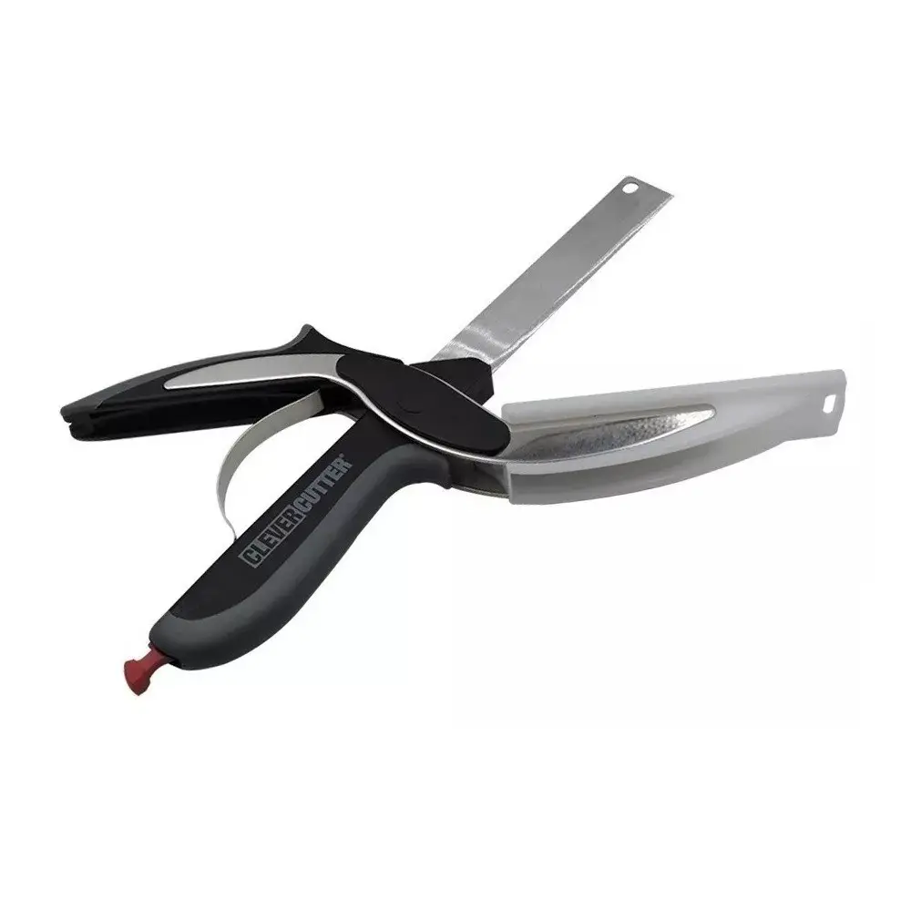 Tijera cuchillo picador para cocina CleverCutter con mango ergonómico.