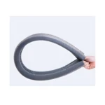 Tira de sellado inferior para puerta, flexible, color gris, a prueba de corrientes de aire.