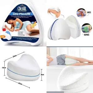 Almohada ergonómica para piernas Leg Pillow: descanso y alivio para la columna y caderas.