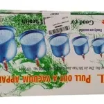 DYKL Vacum Terapia X6 Apparátus: tazas de terapia de succión al vacío en caja con 6 piezas.
