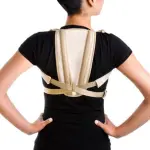 Corrector de postura para espalda ajustable: soporte para hombros y espalda.