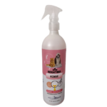 Rinse Keratina 500ml con aceite de coco para mascotas, desenreda y suaviza.