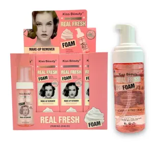 Removedor de Maquillaje Hidratante Kiss Beauty Real Fresh Foam 150 ml