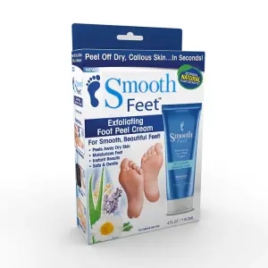 Pies Perfectos: crema exfoliante para pies con extractos de plantas, para pies suaves y hermosos.