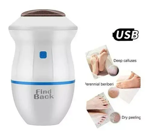 Removedor eléctrico de callos para pies, USB, para talones secos y exfoliación.