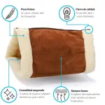 Cama 2 en 1 para gato, liviana, con cierre y cómoda, ideal para tu mascota.