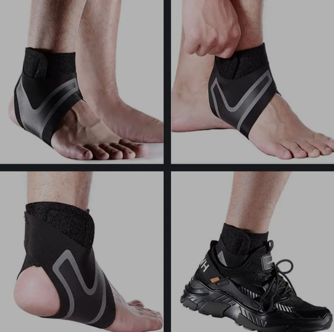 Calcetines de compresión para tobillo, con diseño anti-esguince, ideales para deportes.