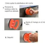 Set x2 extractores de ventosa para remover golpes de carrocería, fácil de usar.