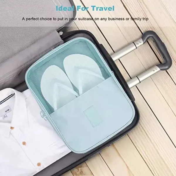 Bolso de viaje para zapatos y ropa, ideal para organizar tu equipaje en viajes de negocios o familiares.