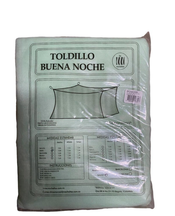 Toldillo Mosquitero Para Cama - Imagen 3