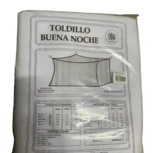 Toldillo mosquitero para cama matrimonial blanco, fabricado en Colombia.