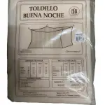 Toldillo mosquitero Buena Noche para cama doble, fabricado en poliéster 100% en Colombia.