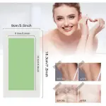 Parche depilador Hanei para axilas y zonas íntimas, antes y después.