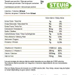 Factores de Transferencia 3D Plus: Información nutricional y valores diarios de Stevia.