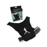 Corrector de postura para deportista con bolsillo para celular y banda ajustable, negro.