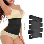 Faja cinturilla de compresión 3m para moldear la figura, usada por una modelo.