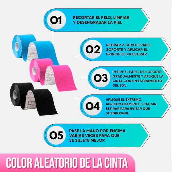 Cinta Kinesiologica Neuromuscular - Imagen 5