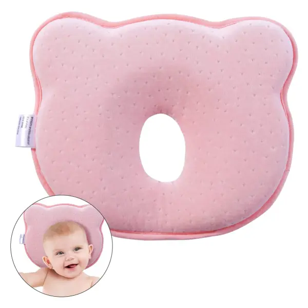 Almohada Bebe Prevenir Cabeza Plana Cojin