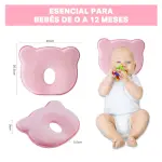 Almohada para bebé, cojín para prevenir cabeza plana, esencial de 0 a 12 meses.
