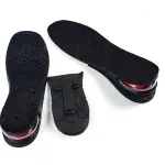 Plantillas de altura de 5 cm, negro, transpirables y cómodas para hombres y mujeres.