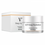 Crema V7 Deep Hydration de BIOAQUA con su caja blanca y detalles anaranjados.
