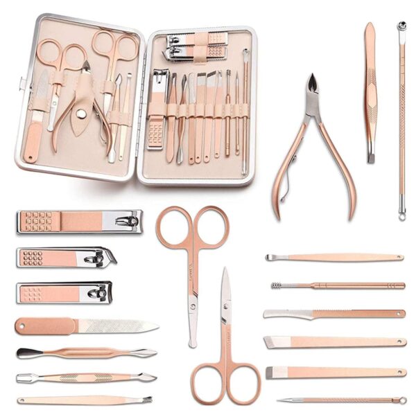 Kit 18 Pcz Manicura Pedicura Profesional - Imagen 2